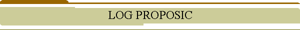 LOG PROPOSIC